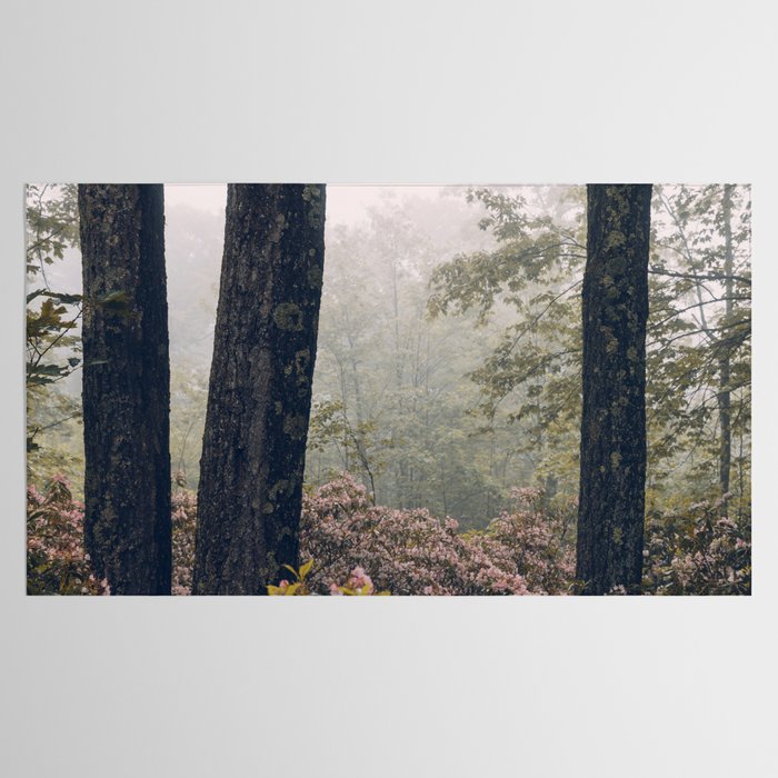Forest Floral Foggy Wanderlust Adventure Tablecloth Gallery Image 2