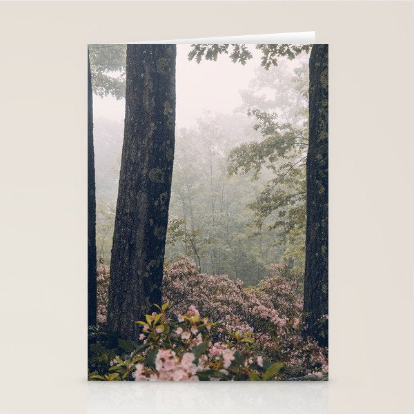 Forest Floral Foggy Wanderlust Adventure Stationery Card Gallery Image 1