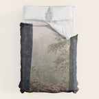 Forest Floral Foggy Wanderlust Adventure Duvet Cover Gallery Image 6