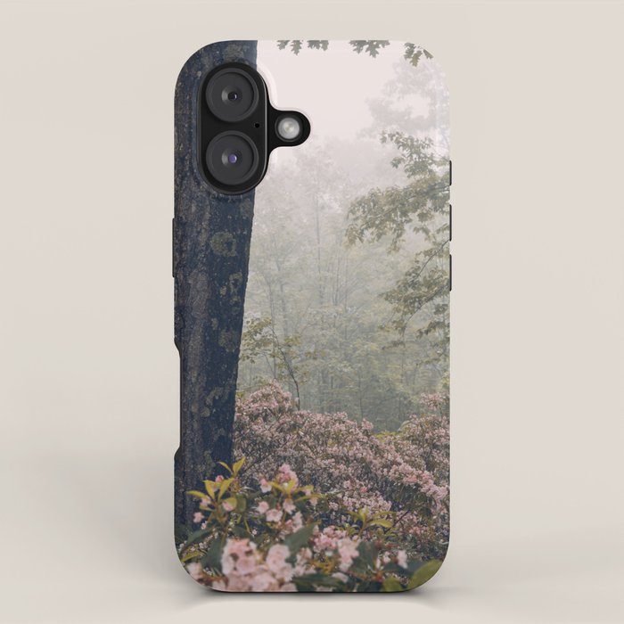 Forest Floral Foggy Wanderlust Adventure iPhone Case Gallery Image 1