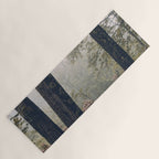 Forest Floral Foggy Wanderlust Adventure Yoga Mat Gallery Image 1