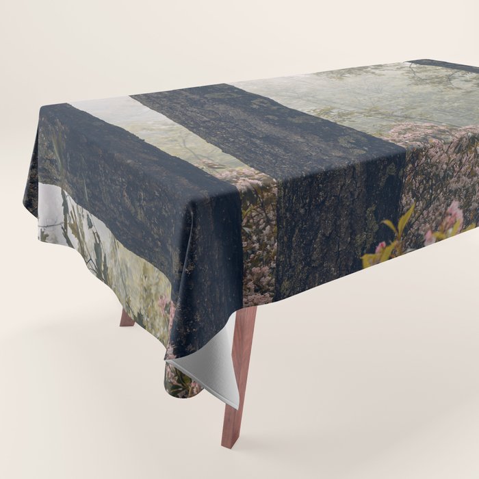 Forest Floral Foggy Wanderlust Adventure Tablecloth Gallery Image 1