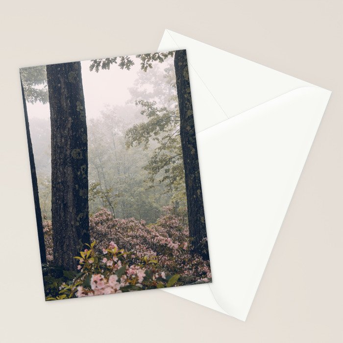 Forest Floral Foggy Wanderlust Adventure Stationery Card Gallery Image 2