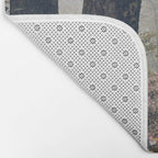 Forest Floral Foggy Wanderlust Adventure Bath Mat Gallery Image 2