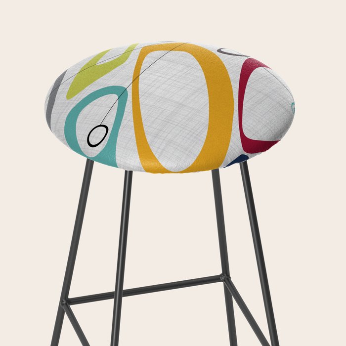 Mid Century Modern Art Stool Gallery Image 2