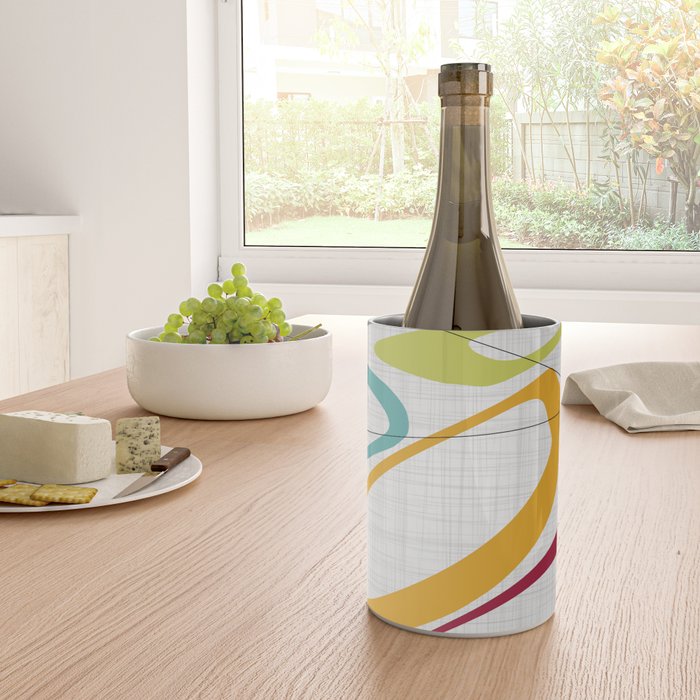 Mid Century Modern Art Wine Chiller Gallery Image 4
