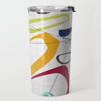 Mid Century Modern Art Travel Mug Gallery Image 2