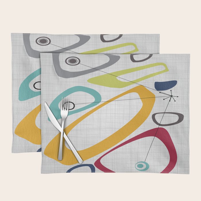 Mid Century Modern Art Placemat