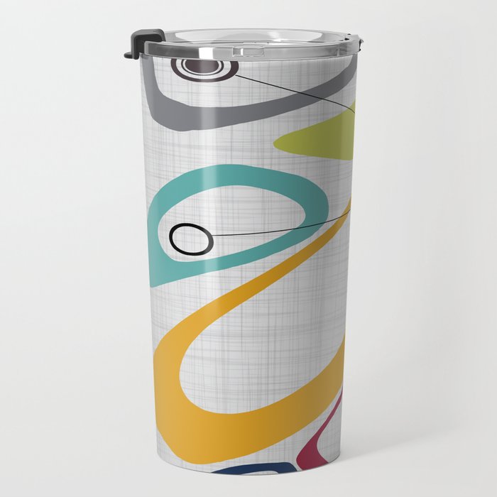 Mid Century Modern Art Travel Mug Gallery Image 3