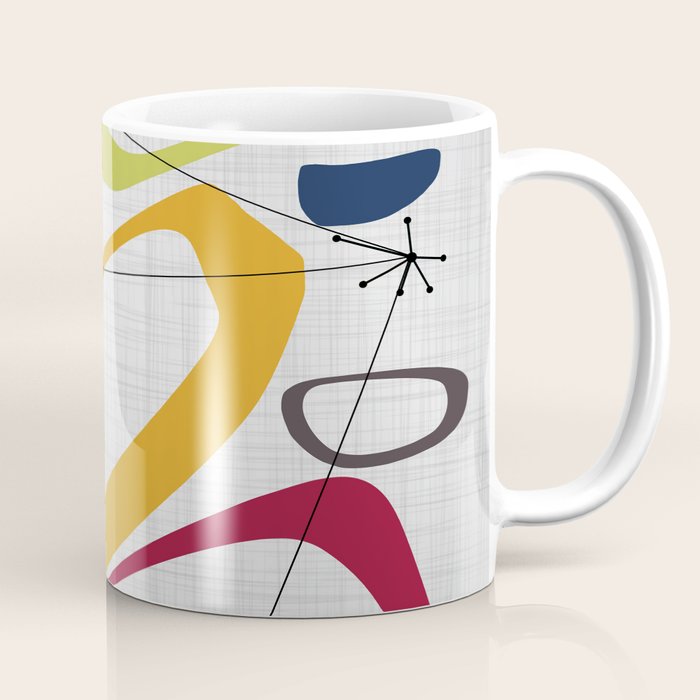 Mid Century Modern Art Coffee Mug Gallery Image 1