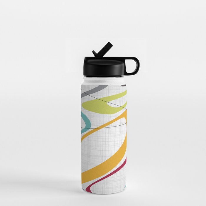 Mid Century Modern Art Water Bottle Gallery Image 1