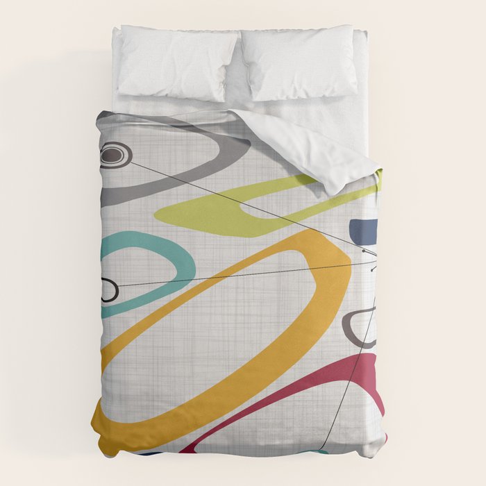 Mid Century Modern Art Duvet Cover Gallery Image 6