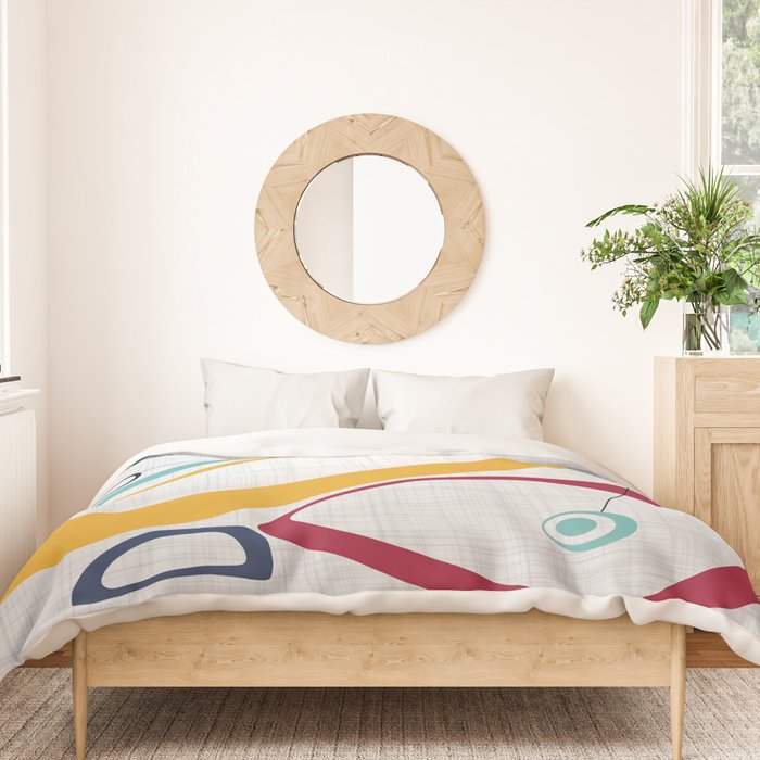 Mid Century Modern Art Duvet Cover Gallery Image 3