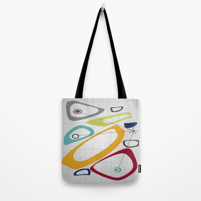 Mid Century Modern Art Tote Bag Gallery Image 2