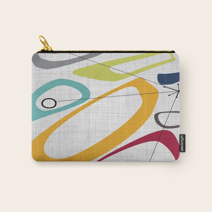 Mid Century Modern Art Carry All Pouch Gallery Image 1