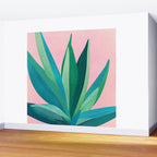 Spring Cactus With Pink Sky / Desert Series Wall Mural Gallery Image 2