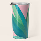 Spring Cactus With Pink Sky / Desert Series Travel Mug Gallery Image 3