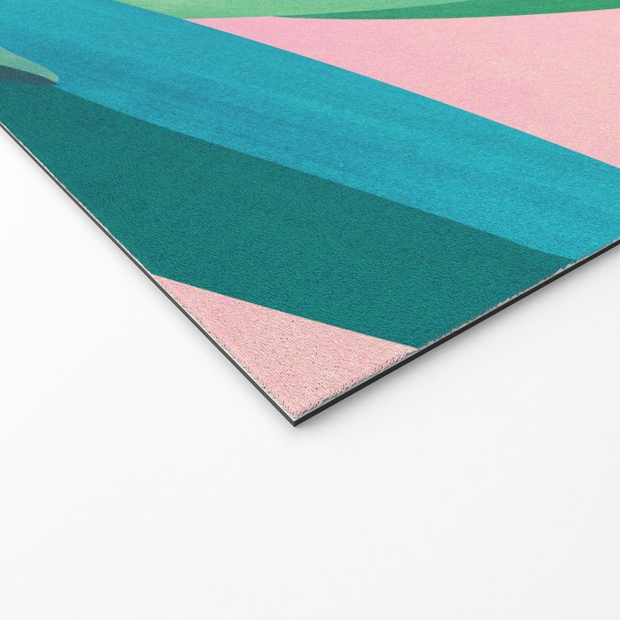 Spring Cactus With Pink Sky / Desert Series Welcome Mat Gallery Image 2