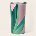 Spring Cactus With Pink Sky / Desert Series Travel Mug Gallery Image 2