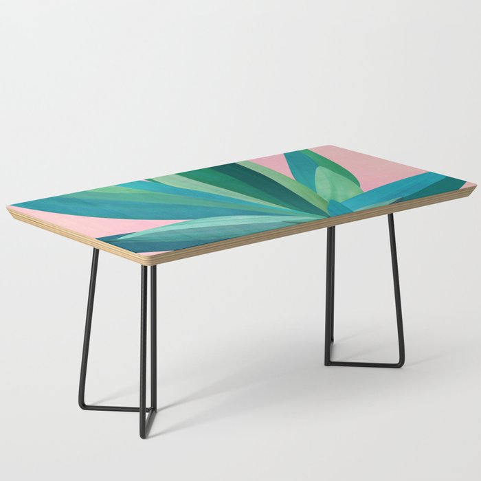 Spring Cactus With Pink Sky / Desert Series Coffee Table Gallery Image 1