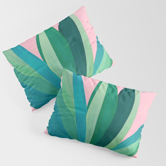 Spring Cactus With Pink Sky / Desert Series Pillow Sham Gallery Image 3