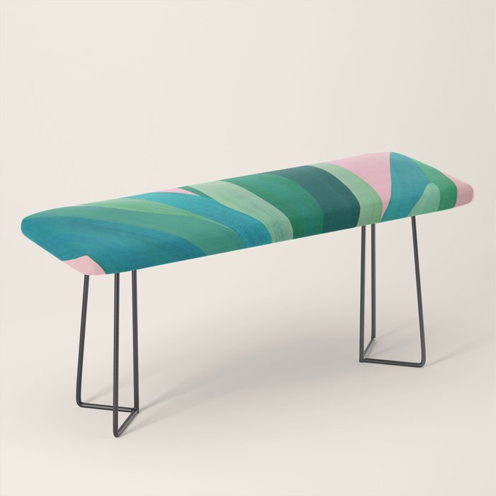 Spring Cactus With Pink Sky / Desert Series Bench Gallery Image 1