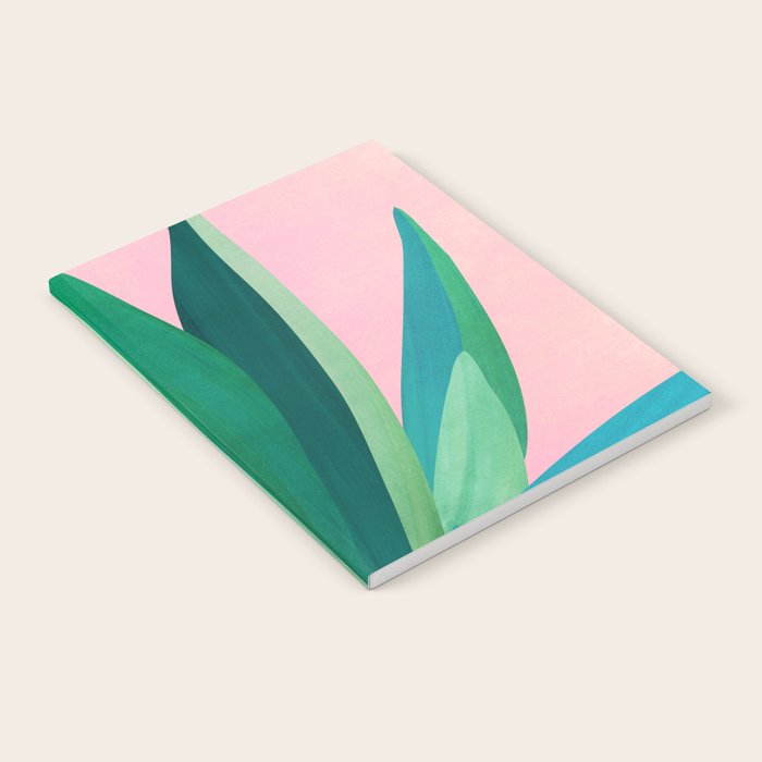 Spring Cactus With Pink Sky / Desert Series Notebook Gallery Image 1