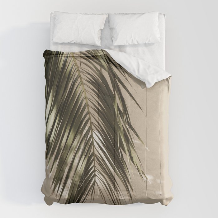 Palm Leaf Shadow Summer Comforter Gallery Image 6