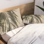 Palm Leaf Shadow Summer Pillow Sham Gallery Image 2