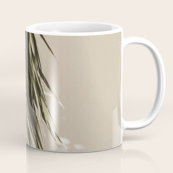 Palm Leaf Shadow Summer Coffee Mug Gallery Image 1