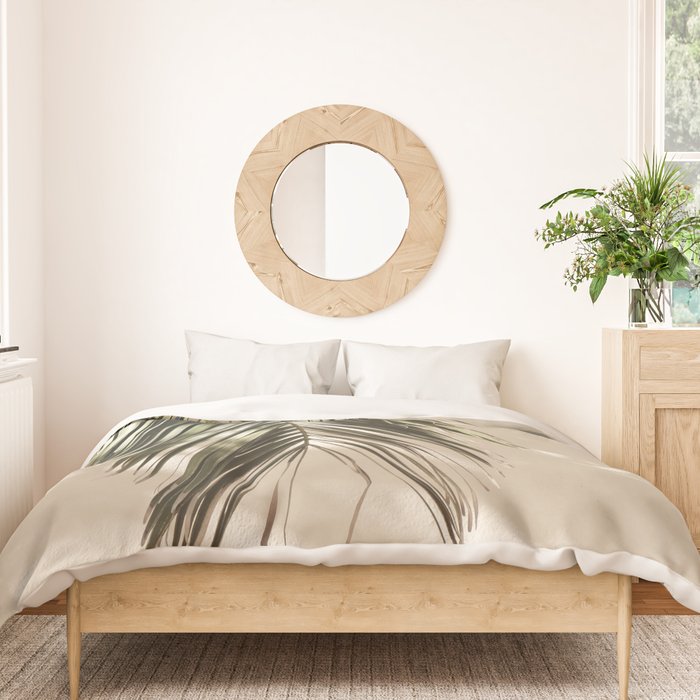 Palm Leaf Shadow Summer Duvet Cover Gallery Image 3