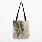 Palm Leaf Shadow Summer Tote Bag Gallery Image 2