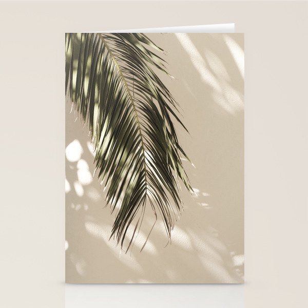 Palm Leaf Shadow Summer Stationery Card Gallery Image 2