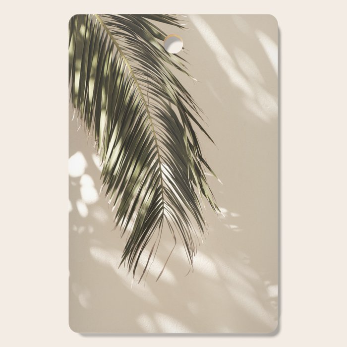 Palm Leaf Shadow Summer Cutting Board Gallery Image 1
