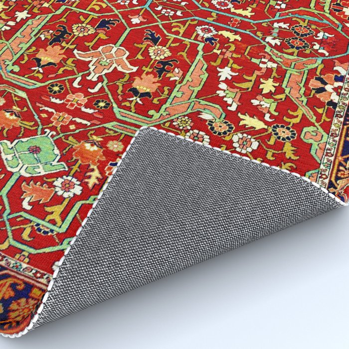 Heriz Azerbaijan 19th Century Floral Rug  Rug Gallery Image 4
