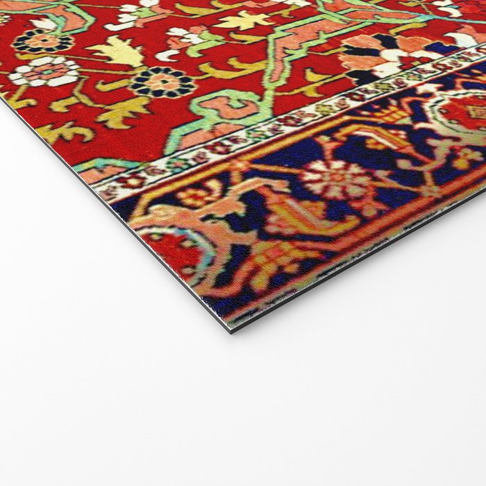 Heriz Azerbaijan 19th Century Floral Rug  Welcome Mat Gallery Image 2