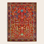 Heriz Azerbaijan 19th Century Floral Rug  Poster Gallery Image 4
