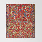 Heriz Azerbaijan 19th Century Floral Rug  Throw Blanket Gallery Image 2
