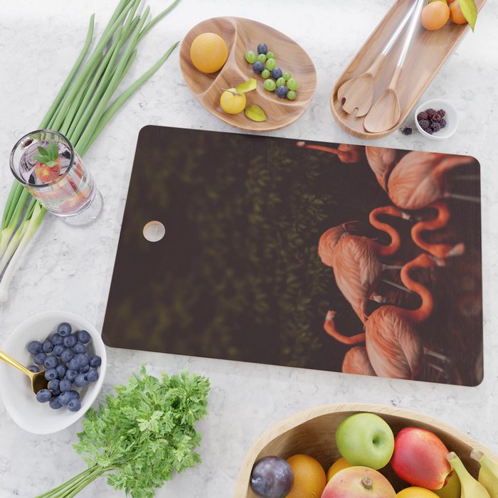 Flamingos Cutting Board Gallery Image 2
