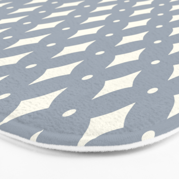 Vintage Stars XV Grey Blue Bath Mat Gallery Image 3