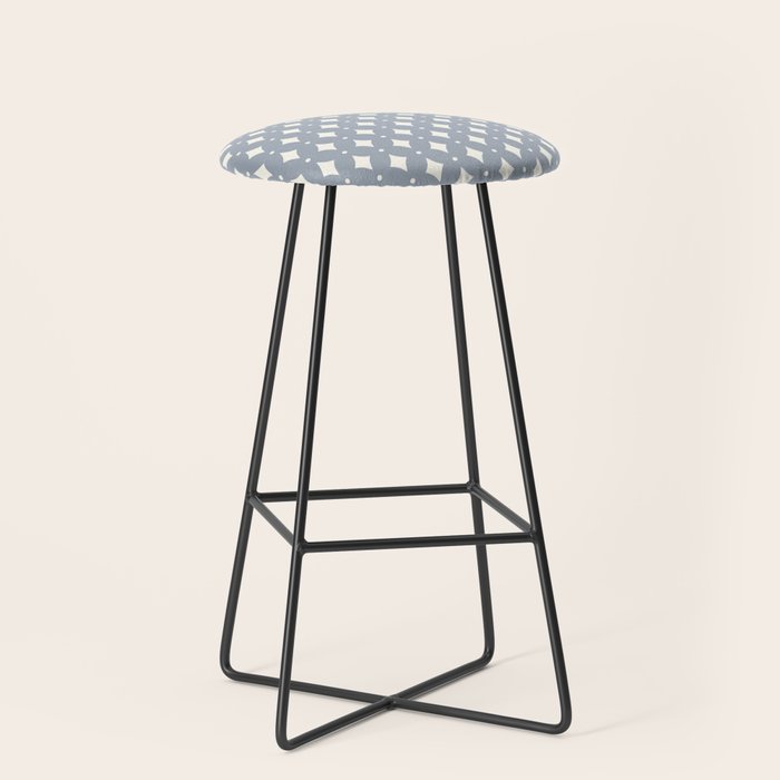 Vintage Stars XV Grey Blue Stool Gallery Image 1
