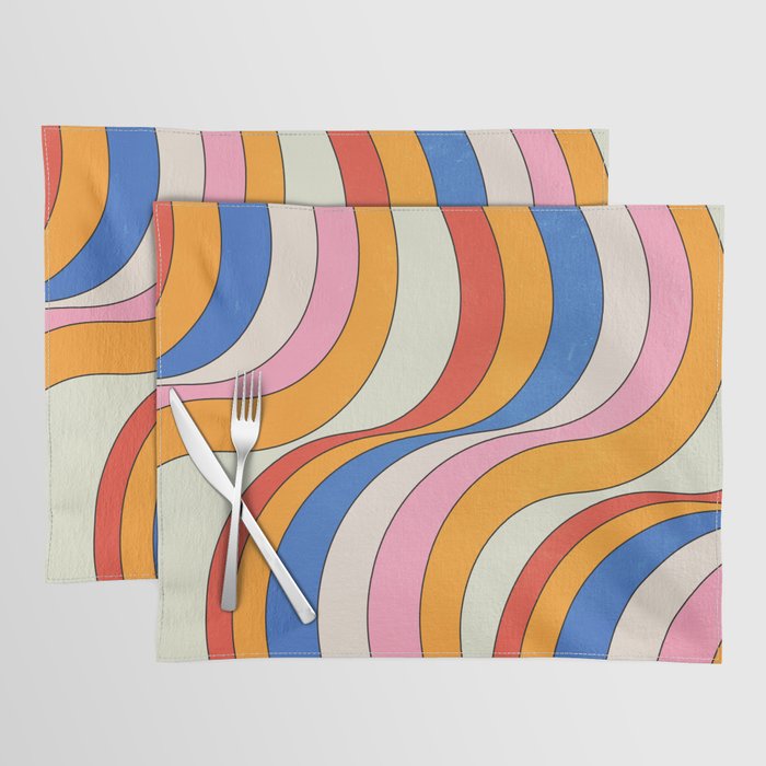 Retro Waves Placemat Gallery Image 1