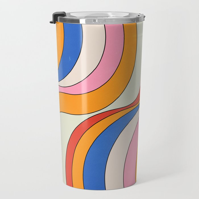 Retro Waves Travel Mug Gallery Image 3