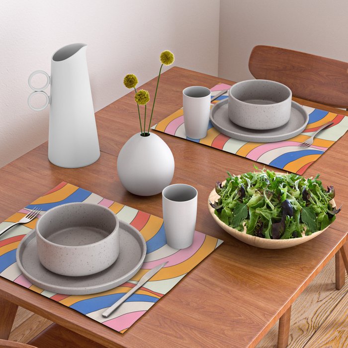 Retro Waves Placemat Gallery Image 2
