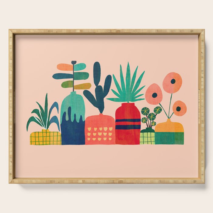 Plant mania Serving Tray Gallery Image 1
