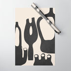 Abstract Art Minimal Vases Wrapping Paper Gallery Image 1
