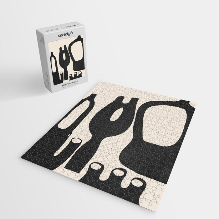 Abstract Art Minimal Vases Jigsaw Puzzle Gallery Image 2