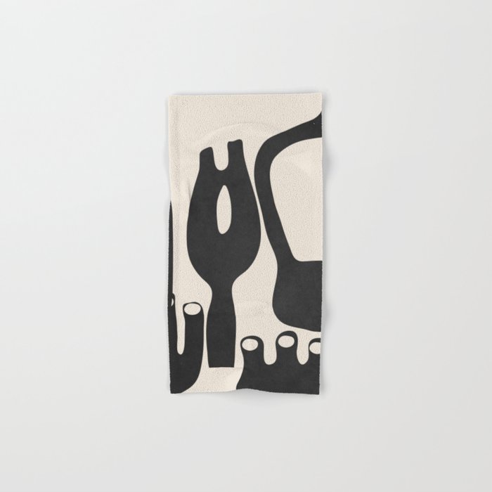 Abstract Art Minimal Vases Bath Towel Gallery Image 1