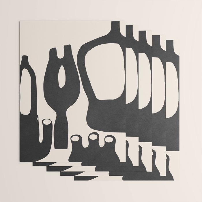 Abstract Art Minimal Vases Wrapping Paper Gallery Image 3