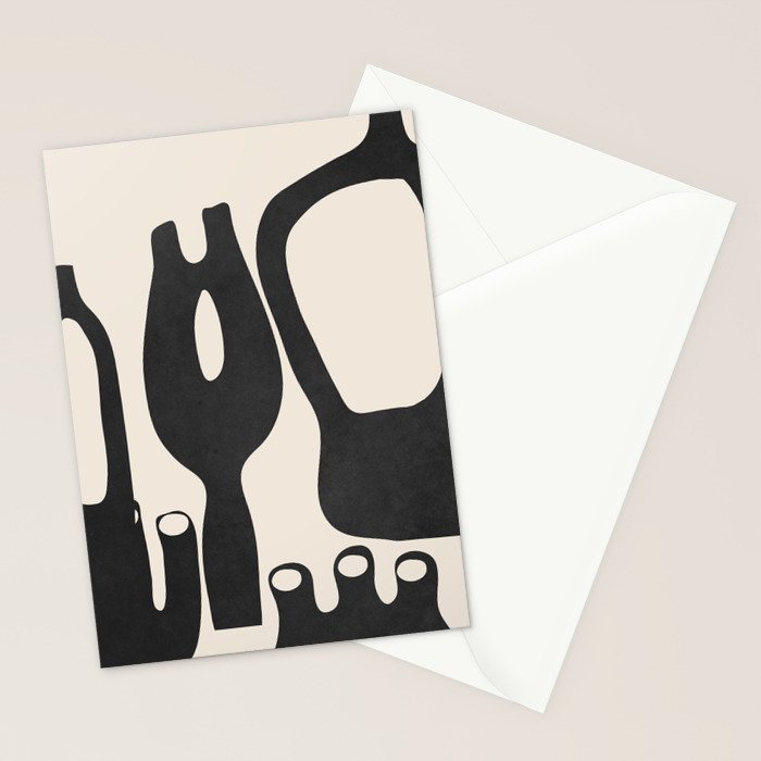 Abstract Art Minimal Vases Stationery Card Gallery Image 2
